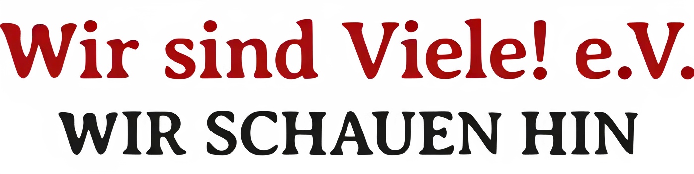 Logo Wir sind viele! e.V.